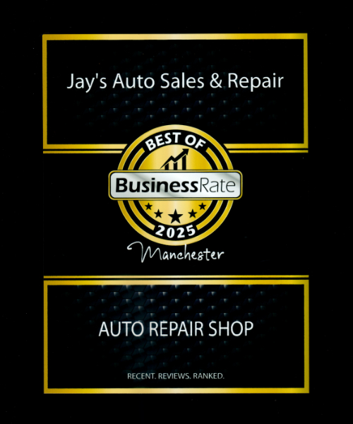 Jay's Auto Sales & Repair Award